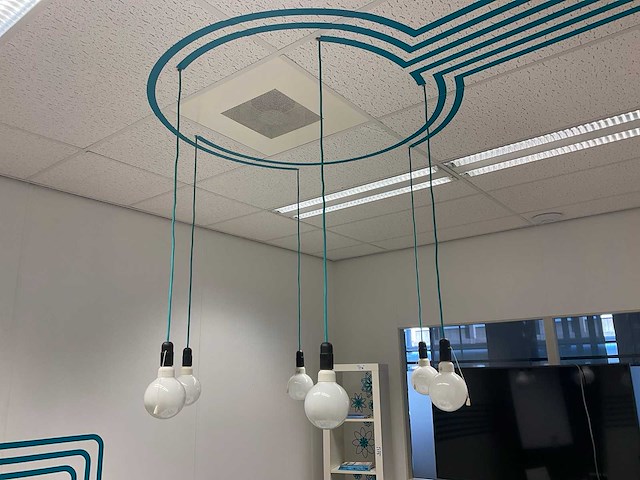 6-delige hanglamp - afbeelding 4 van  4