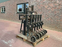 6-delige schoffelmachine – frontopbouw – hydraulisch verstelbaar