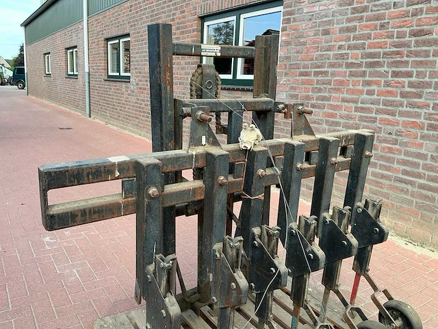6-delige schoffelmachine – frontopbouw – hydraulisch verstelbaar - afbeelding 8 van  8