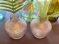 6-delige set glazen vazen - afbeelding 3 van  5