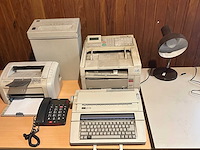 6-delige set vintage kantoorinventaris - afbeelding 1 van  7