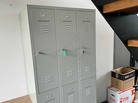 6 deuren lockerkast met 2 dossierkasten - afbeelding 12 van  20