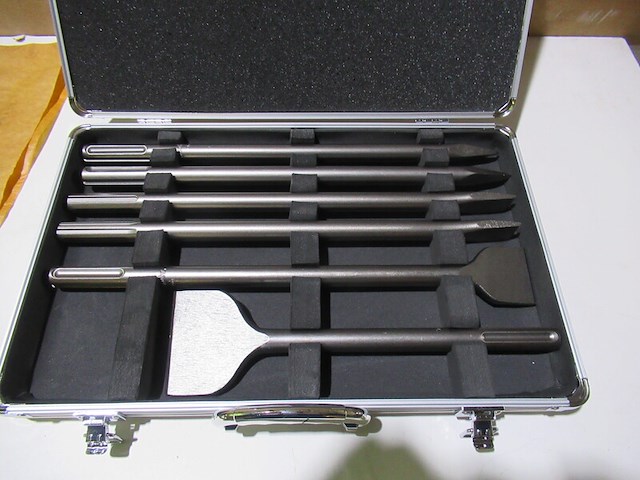 6-dlg sds-hak/beitelset makita, d-40565 - afbeelding 1 van  4