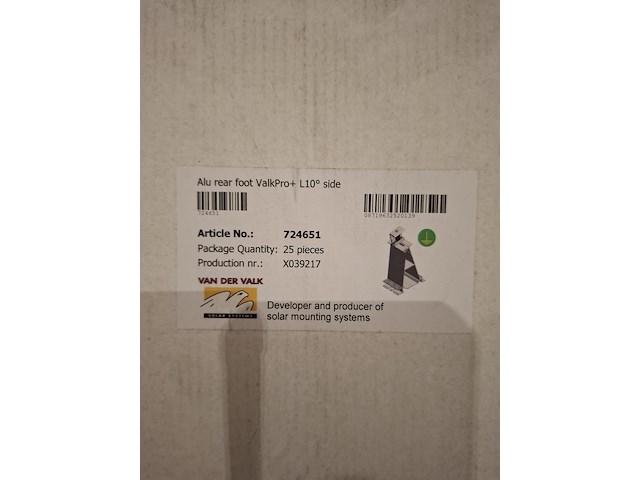 6 doos a 25 stuks achtervoet van der valk, valk pro + l10 - afbeelding 9 van  12