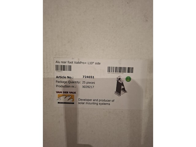 6 doos a 25 stuks achtervoet van der valk, valk pro + l10 - afbeelding 11 van  12