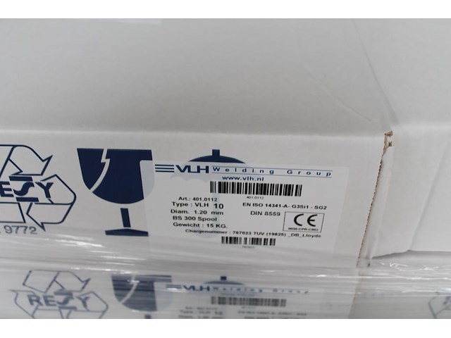 6 dozen lasdraad vlh 10, diameter 1.20 mm, bs 300 spool. - afbeelding 2 van  3