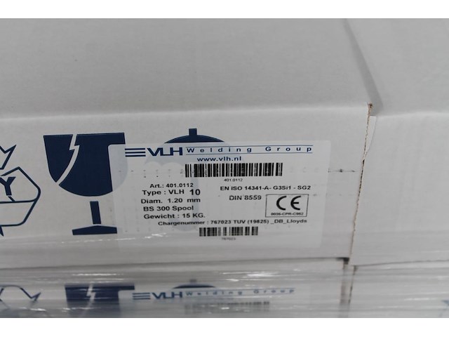 6 dozen lasdraad vlh 10, diameter 1.20 mm, bs 300 spool. - afbeelding 3 van  3