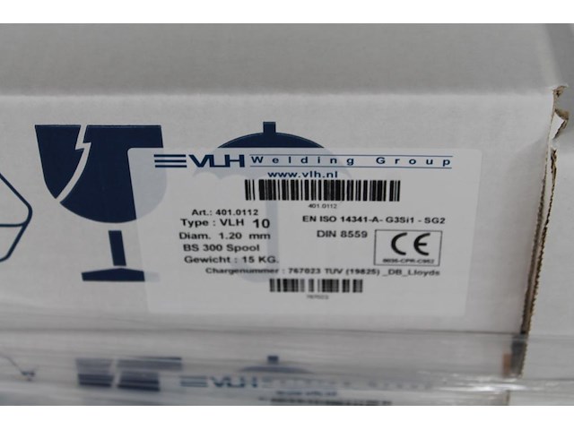 6 dozen lasdraad vlh 10, diameter 1.20 mm, bs 300 spool. - afbeelding 2 van  3