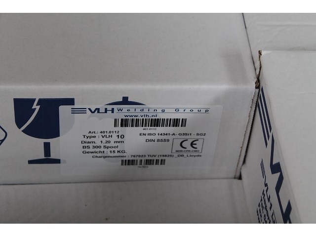 6 dozen lasdraad vlh 10, diameter 1.20 mm, bs 300 spool. - afbeelding 2 van  2