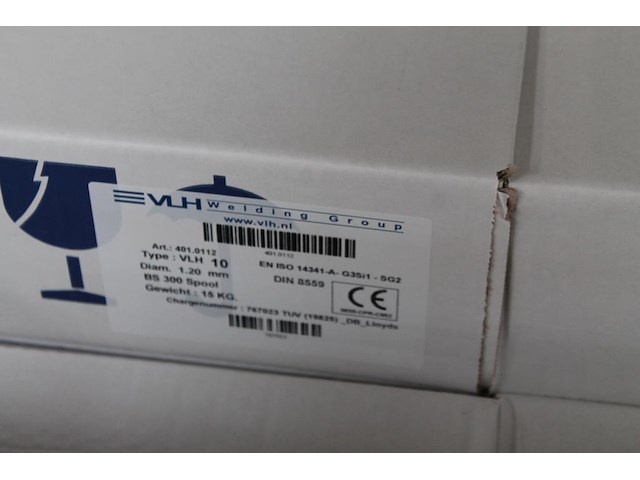 6 dozen lasdraad vlh 10, diameter 1.20 mm, bs 300 spool. - afbeelding 2 van  2