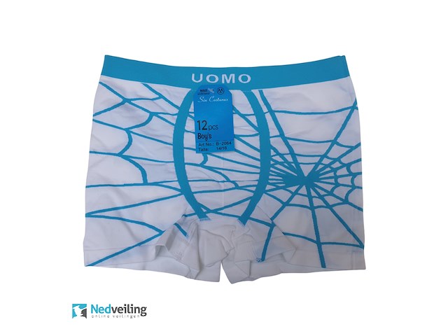 6 ex microfiber jongensboxer m&b 2064 mix color14/16 jaar (doos o) - afbeelding 3 van  3