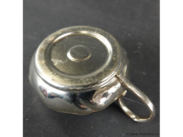 6 glazen theeglazen met verzilverde houder - afbeelding 5 van  5