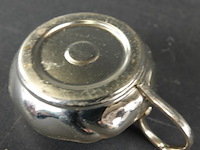 6 glazen theeglazen met verzilverde houder - afbeelding 5 van  5