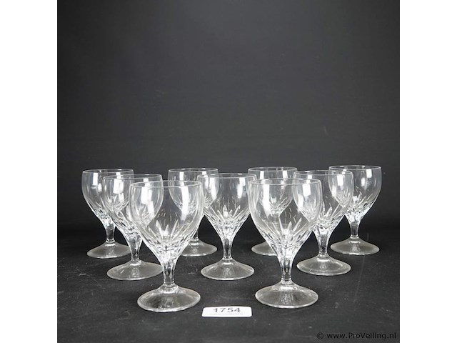 6 kristallen glazen - afbeelding 2 van  5