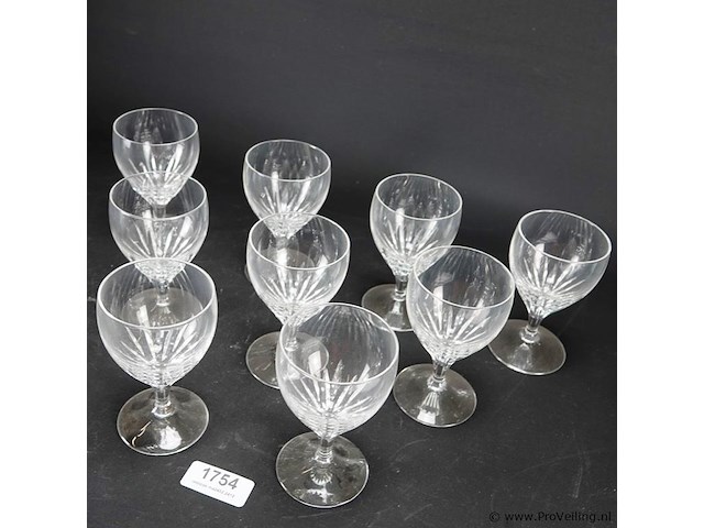 6 kristallen glazen - afbeelding 3 van  5