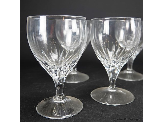 6 kristallen glazen - afbeelding 4 van  5