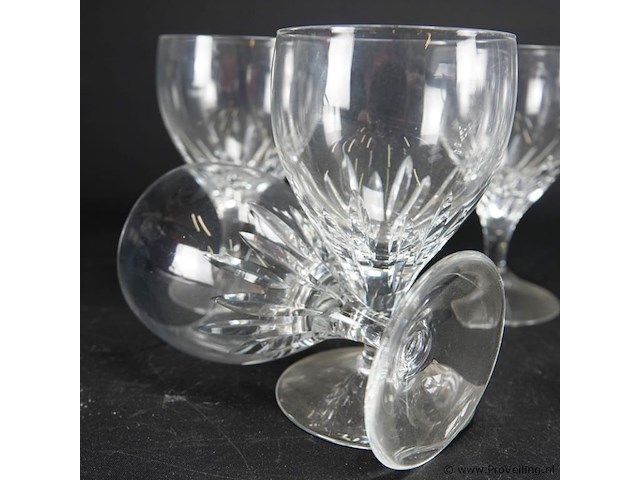 6 kristallen glazen - afbeelding 5 van  5