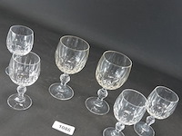 6 kristallen glazen - afbeelding 2 van  5