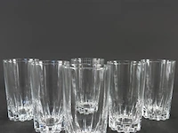 6 kristallen longdrink glazen - afbeelding 2 van  5