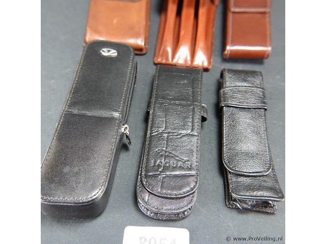 6 lederen penhouders - afbeelding 3 van  5