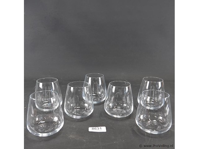 6 luigi bormioli waterglazen - afbeelding 1 van  5