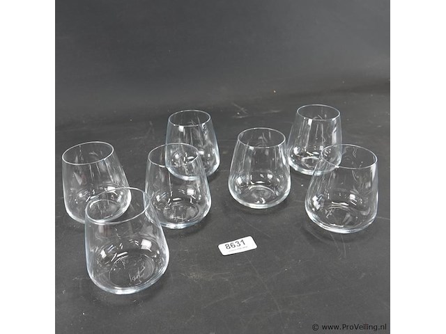 6 luigi bormioli waterglazen - afbeelding 2 van  5