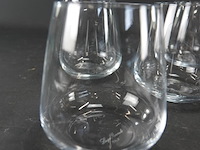 6 luigi bormioli waterglazen - afbeelding 4 van  5