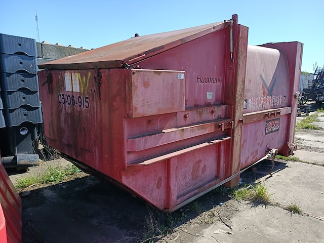 6 m³ portaal perscontainer, husmann, spb, 2003 - afbeelding 3 van  8