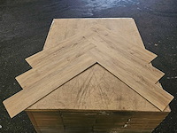 6 m2 pvc click visgraat - 750 x 150 x 6,5 mm - afbeelding 3 van  3