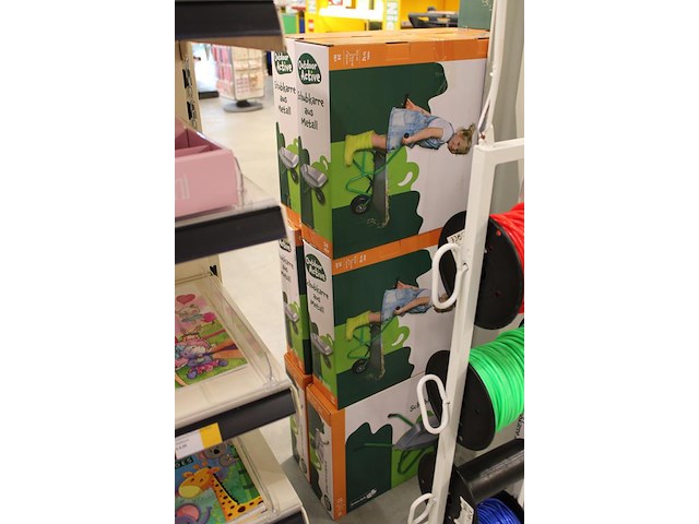 6 metalen kinderkruiwagens outdoor active, max. 25 kilo - afbeelding 2 van  3