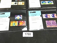 6 officiële ptt post postzegelmapjes uit 1993 en 1994 met postfrisse postzegels - afbeelding 4 van  5
