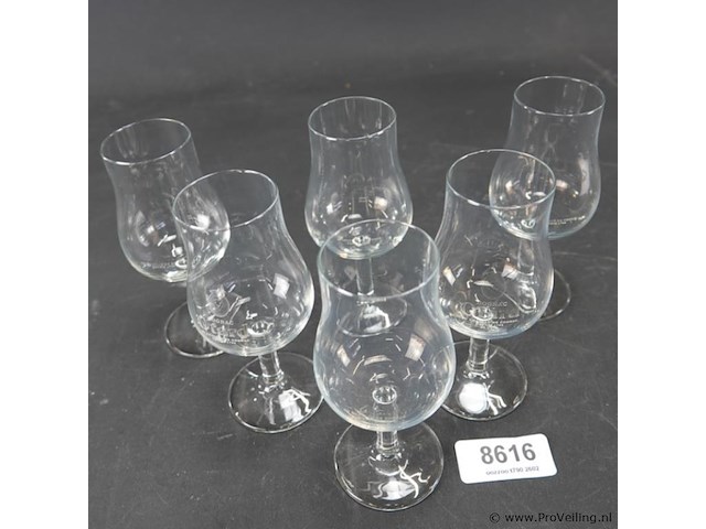 6 otard cognacglazen - afbeelding 2 van  5