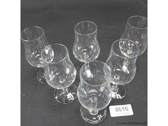 6 otard cognacglazen - afbeelding 3 van  5