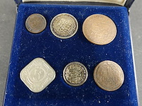 6 oude munten in originele cassette - afbeelding 4 van  5