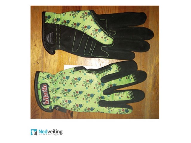 6 paar kinder tuin handschoenen maat m - afbeelding 2 van  3