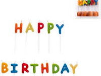 6 pakjes happy birthday kaarsjes - afbeelding 5 van  5