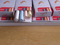 6 pakken van 10 doosjes back to school krijtjes - afbeelding 3 van  5