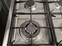 6 pits gasfornuis, pelgrim novecento, 0ibs22v, grijs / chroom - afbeelding 9 van  13