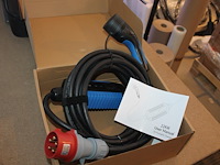 6 portable laadkabels 7 meter. cee32 rood naar type2. 22kw. - afbeelding 1 van  3