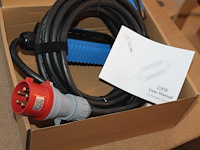 6 portable laadkabels 7 meter. cee32 rood naar type2. 22kw. - afbeelding 2 van  3