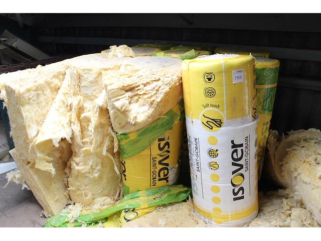 6 rollen isolatie isover 140 en 180 mm. - afbeelding 1 van  1