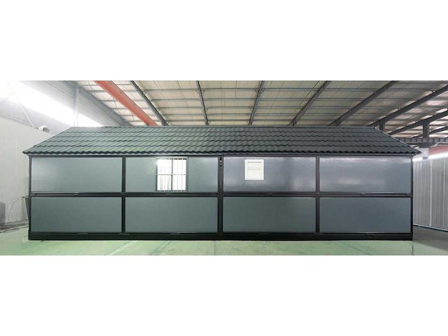 6 stuks rhino-houses 1160x250x239 cm 29 m2 mobiele woonunit / tiny house (6x) - afbeelding 38 van  42