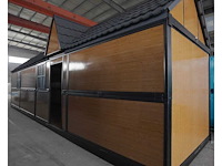 6 stuks rhino-houses 1160x250x239 cm 29 m2 mobiele woonunit / tiny house (6x)