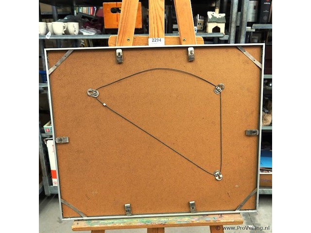 6 tafereeltjes met apen. gesigneerd - afbeelding 5 van  5