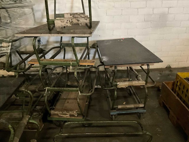 6 trolleys + 21 bokken 85x62x35cm - afbeelding 5 van  5