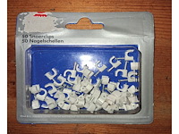 6 verpakkingen à 50 snoer/kabel clips 5 mm (doos-q) - afbeelding 1 van  3