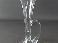 6 vintage kelkglazen gebogen handvat, ook wel "clarinet" of trompetglazen genoemd - afbeelding 4 van  5