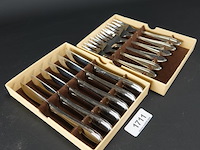 6 wmf couverts in originele cassettes - afbeelding 1 van  5