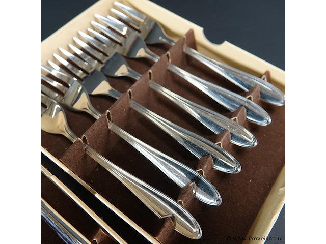 6 wmf couverts in originele cassettes - afbeelding 3 van  5