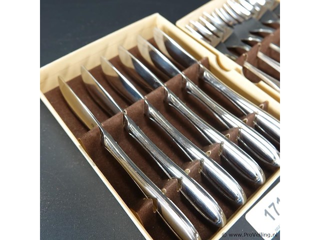 6 wmf couverts in originele cassettes - afbeelding 4 van  5